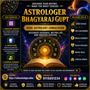  Accurate Horoscope Analysis, Future Predictions & Personalized Vedic Astrology Guidance:Astrologer Bhagyaraj Gupt.