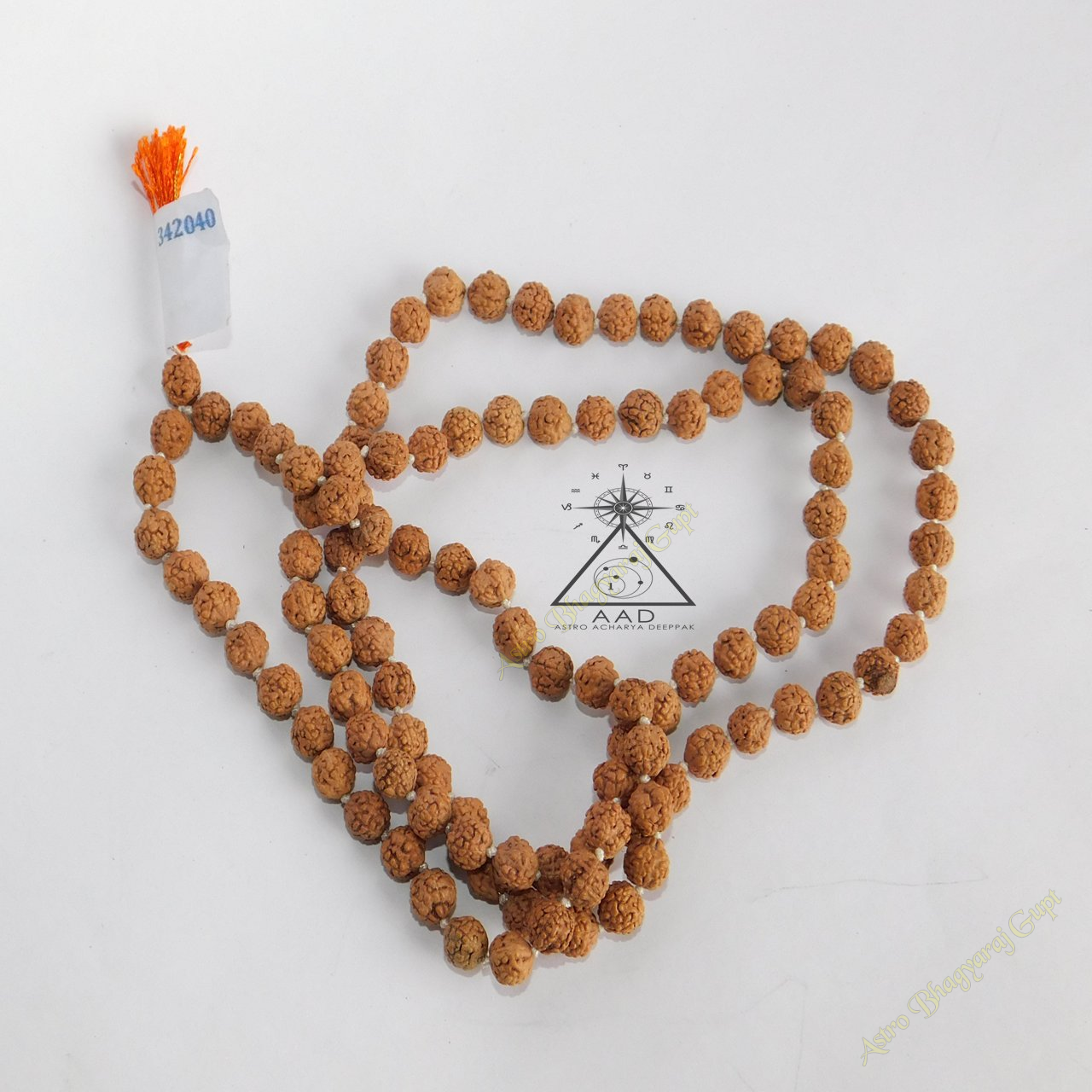 Natural Five mukhi Rudraksha Mala