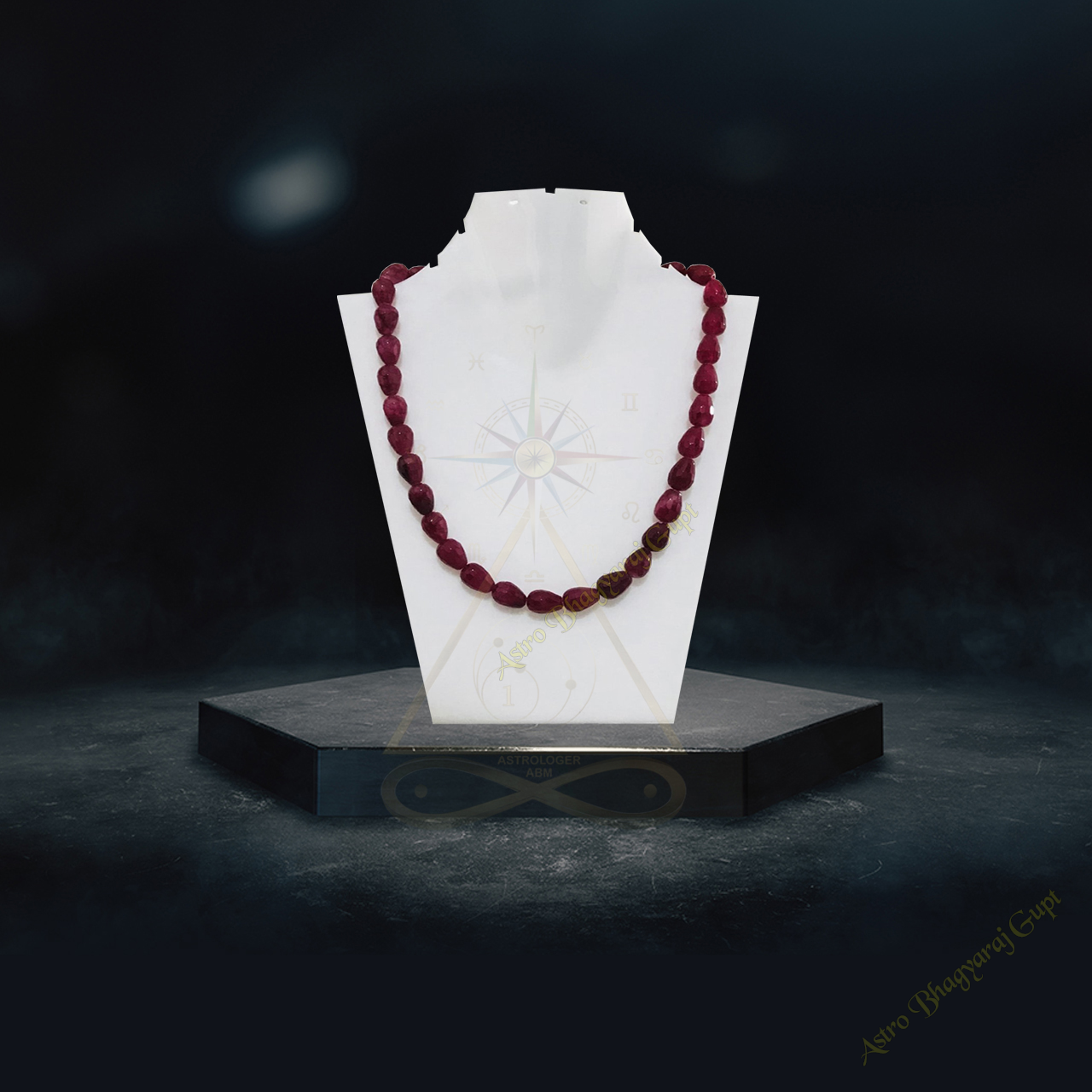Pink Agate Stylish Mala