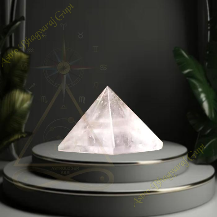 Clear Quartz Stone Pyramid