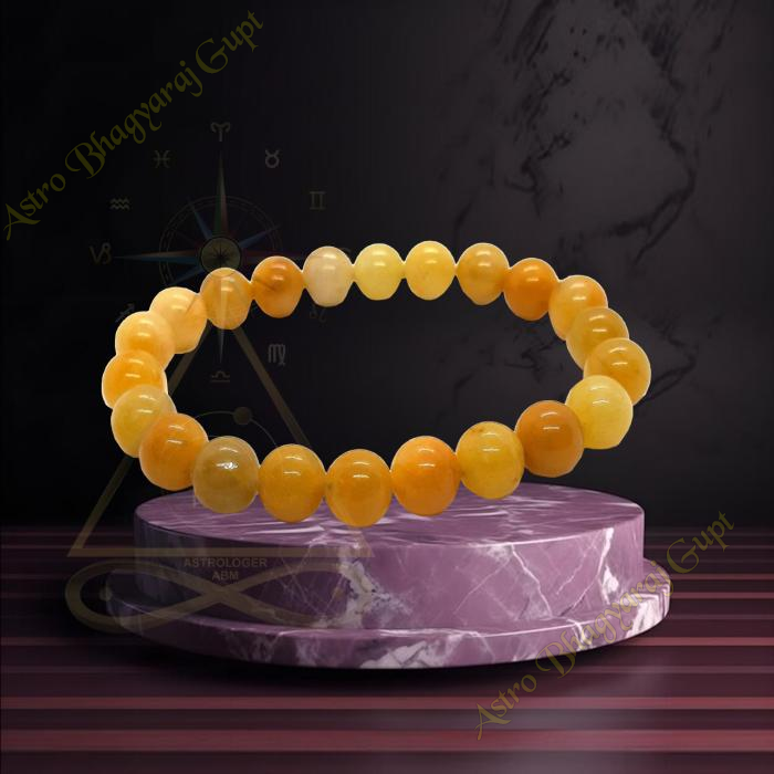 yellow crystal bracelet