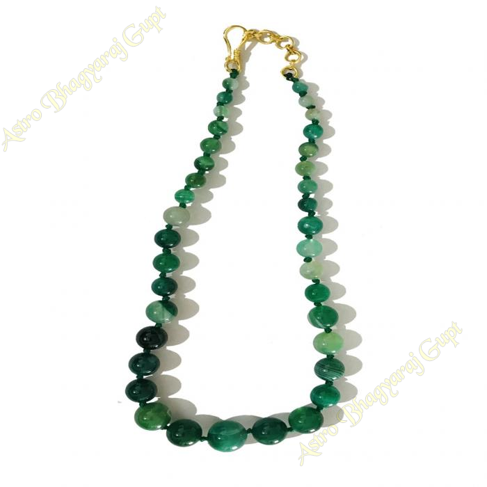 Green Agate Stylish Mala