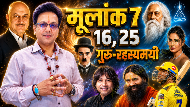 Birth on 7, 16, 25 कैसे होते है मूलांक 7 के लोग ? Psychic Number 7 | Mulank 7, Numerology Number 7