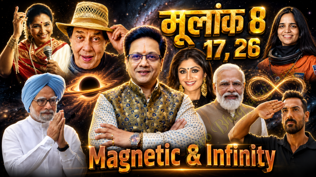 Birth on 8, 17, 26 कैसे होते है मूलांक 8 के लोग ? Psychic Number 8 | Mulank 8, Numerology Number 8