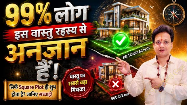Square vs Rectangular Plot in Vastu Shastra – Myth Explained with Energy Balance, Directions, and Scientific Vastu Principles for a Prosperous Home.