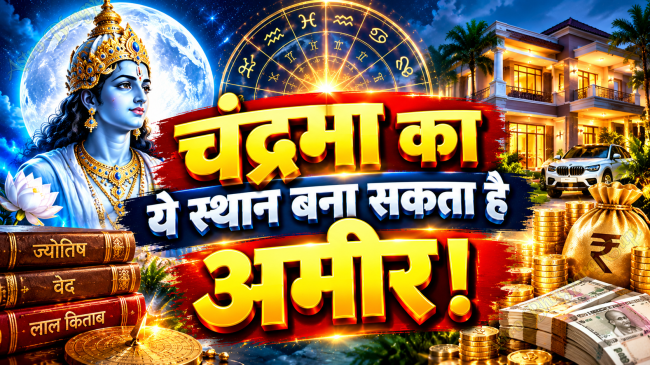 दूसरे भाव में चंद्रमा के शुभ अशुभ फल, धन, परिवार, वाणी और भाग्य पर प्रभाव