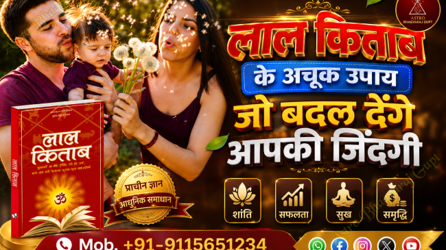 लाल किताब के प्रभावशाली उपाय | Powerful Lal Kitab Remedies for Luck, Money, Health and Family Happiness in Hindi