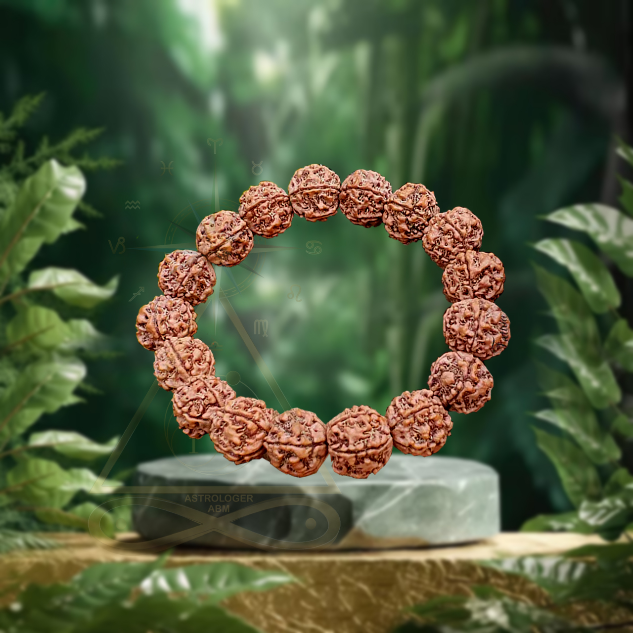 Five Mukhi Rudraksha Bracelet 