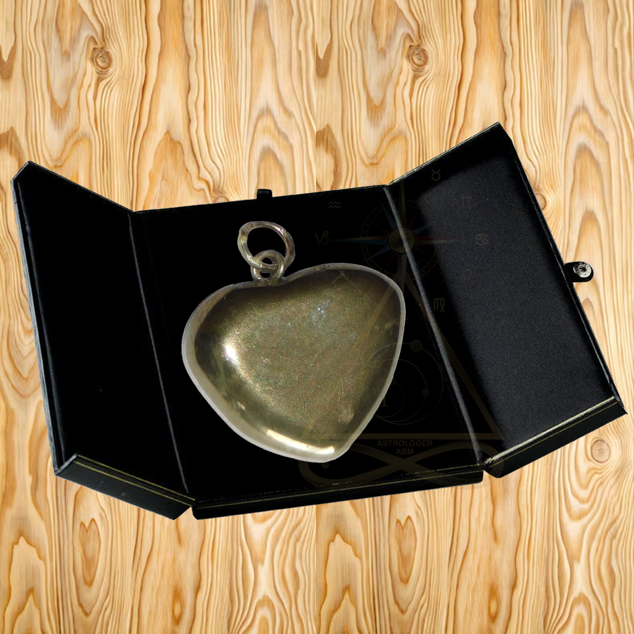 Pyrite Heart Pendant