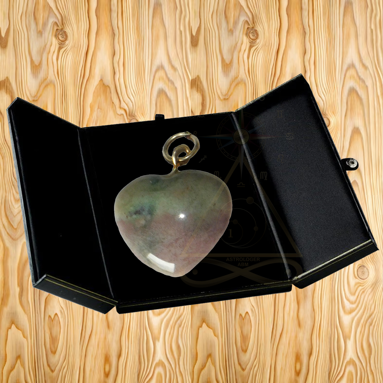 Bloodstone Heart Pendant