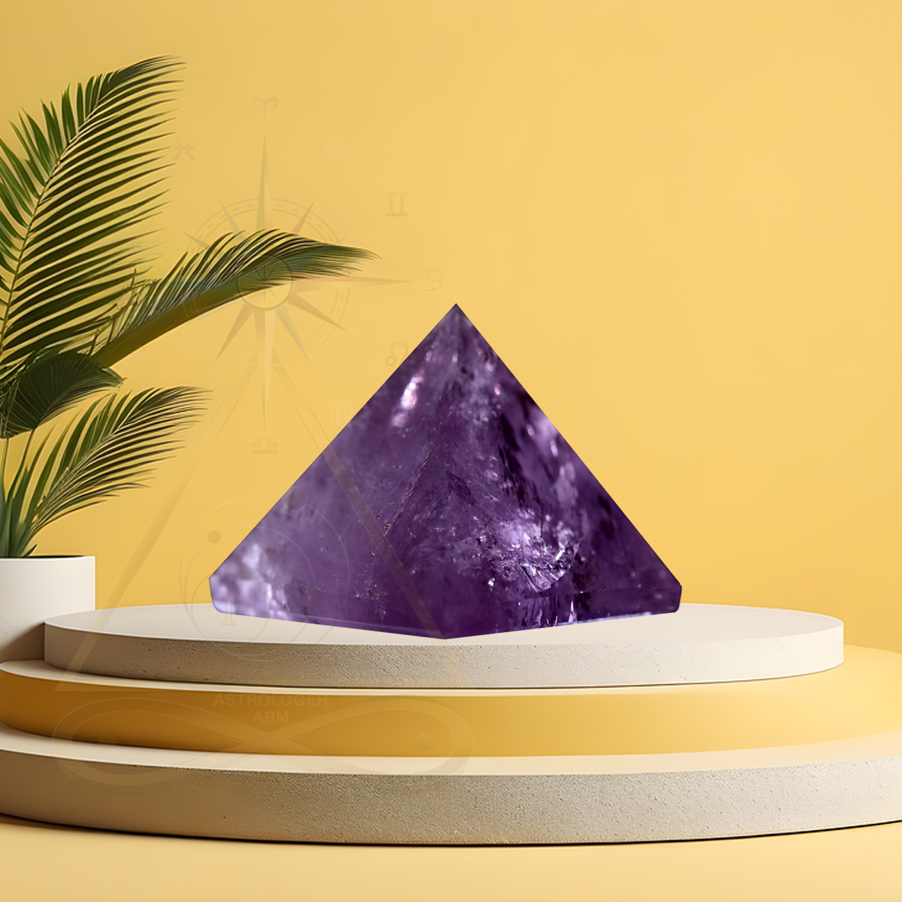 AMETHYST STONE PYRAMID | ???????? ????? ???????