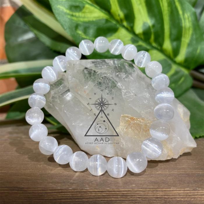 White Selenite Bracelet