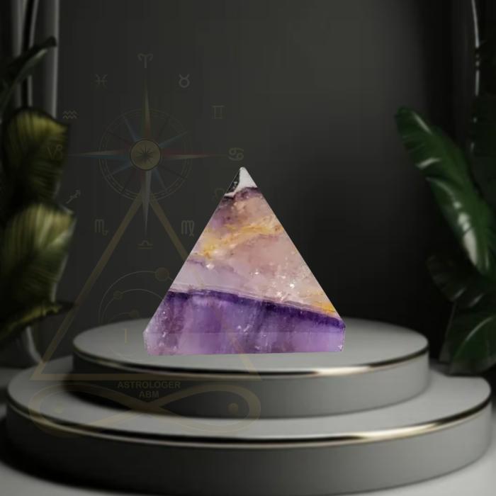 Natural Amethyst Pyramid